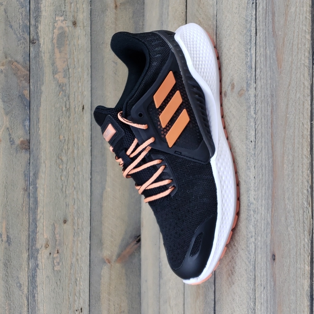 adidas Women's ClimaCool Summer.Rdy Running Shoes Black/Orange - Picture 2 of 10